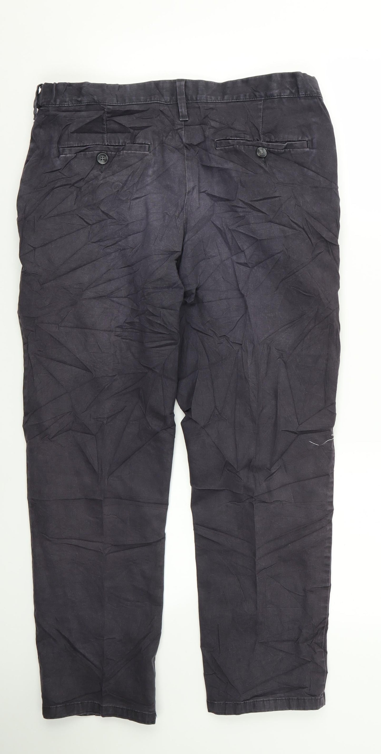 m&s Womens Purple   Trousers  Size 32 L32 in