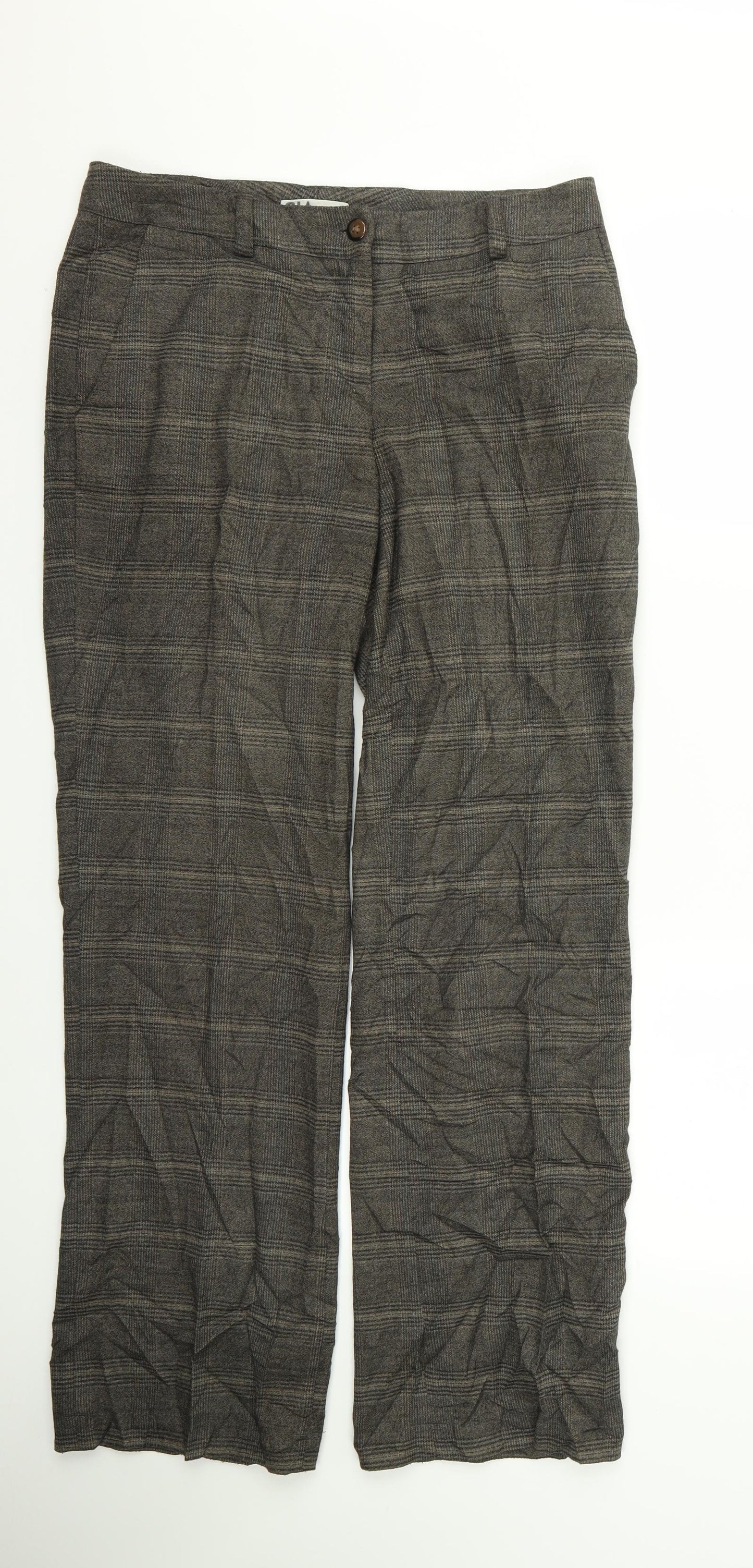 CIA Womens Grey  Rayon Trousers  Size M L30 in