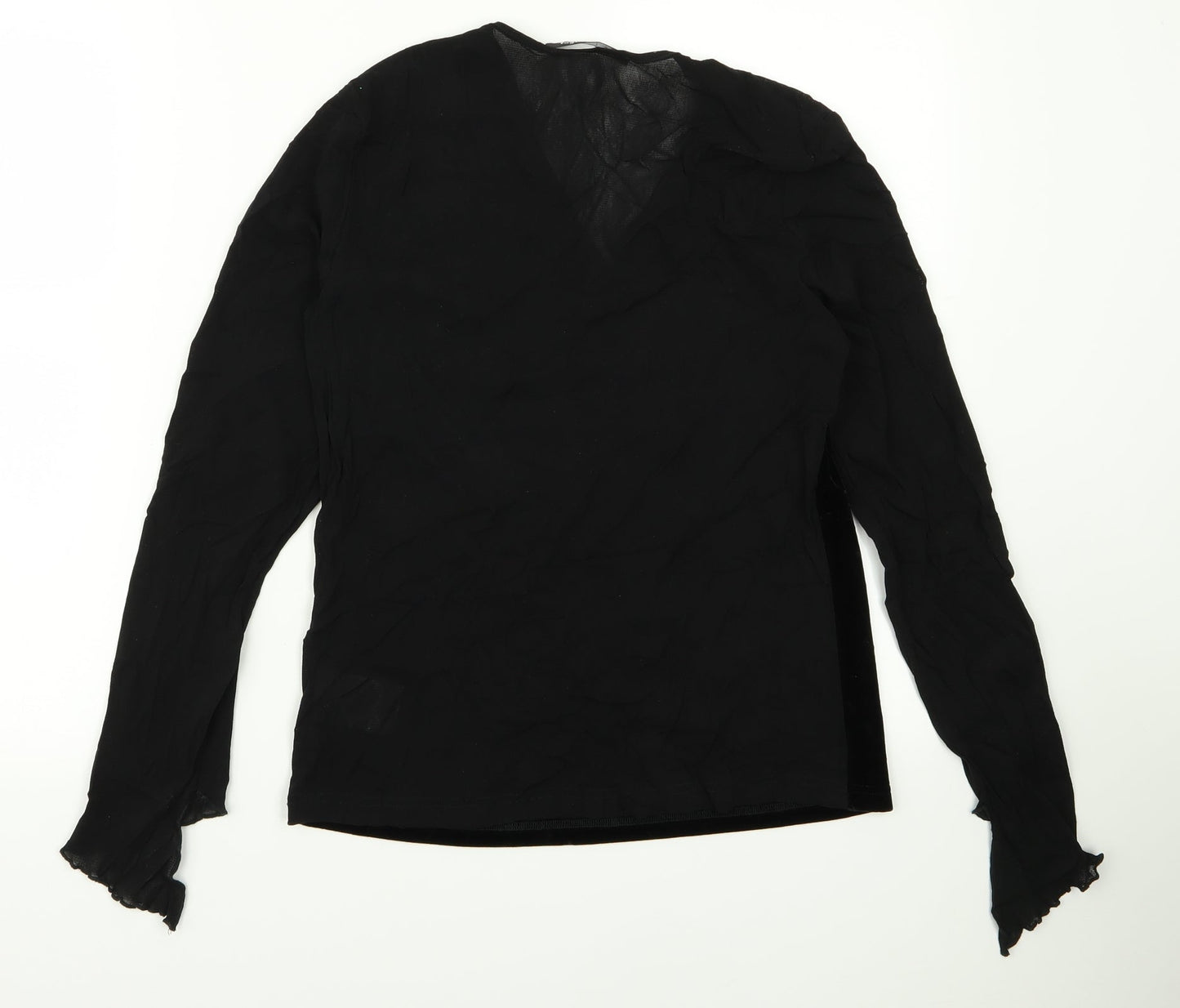 Betty Clark Womens Black   Basic Blouse Size M