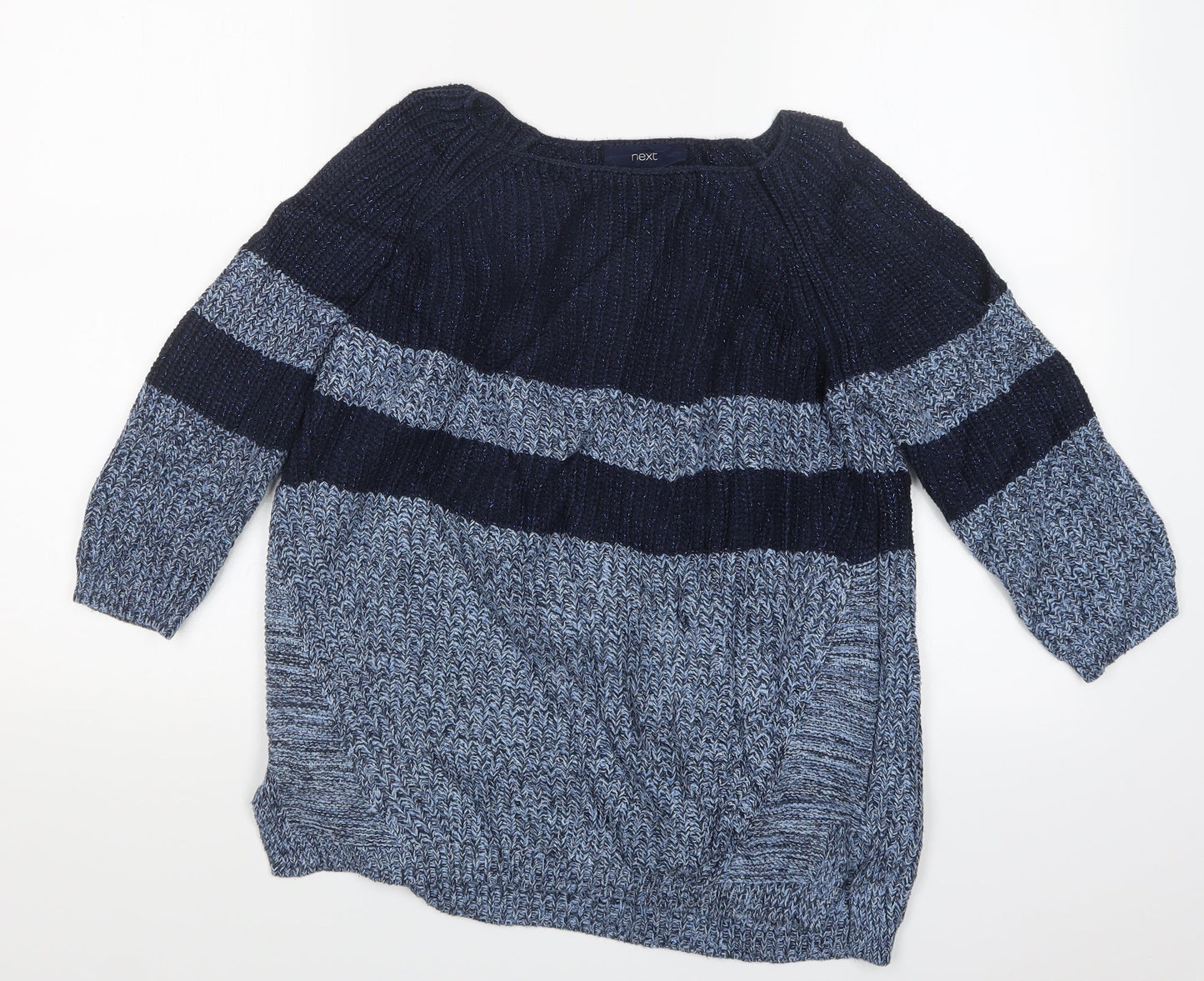 Womens UK Size 8 NEXT Blue Pullover Jumper