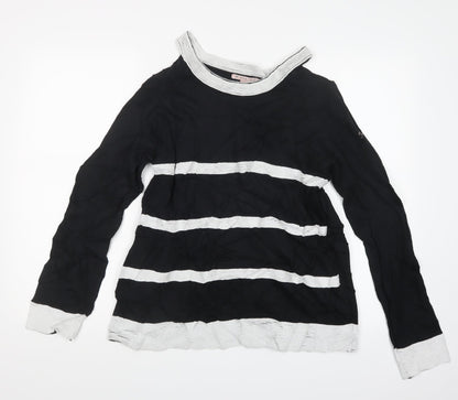 Anna Field Womens Black  Knit Pullover Jumper Size 14
