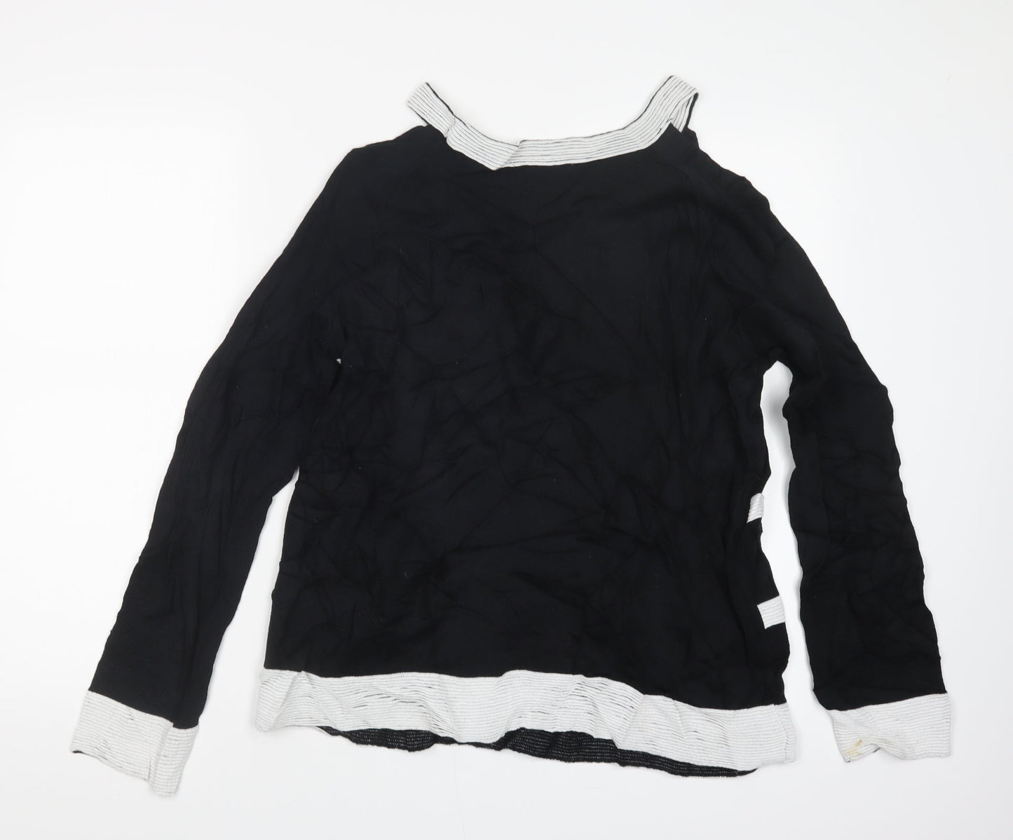 Anna Field Womens Black  Knit Pullover Jumper Size 14