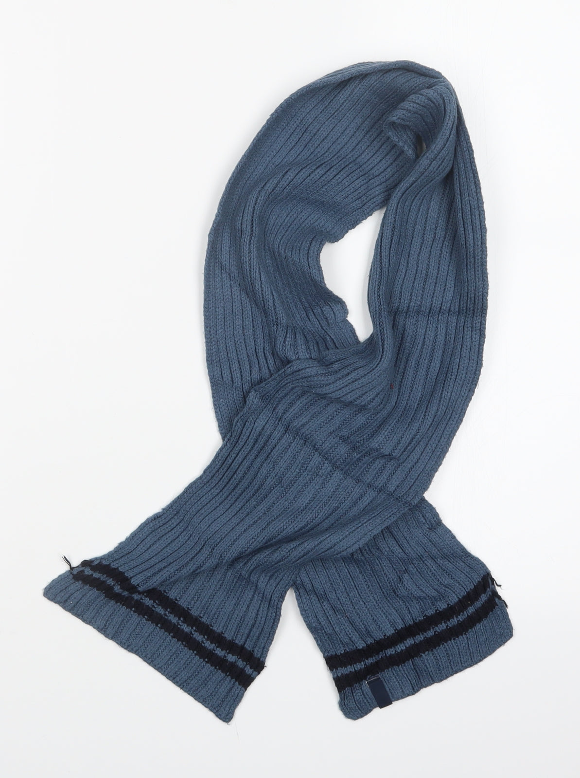 Admiral Boys Blue Geometric Knit Scarf  One Size