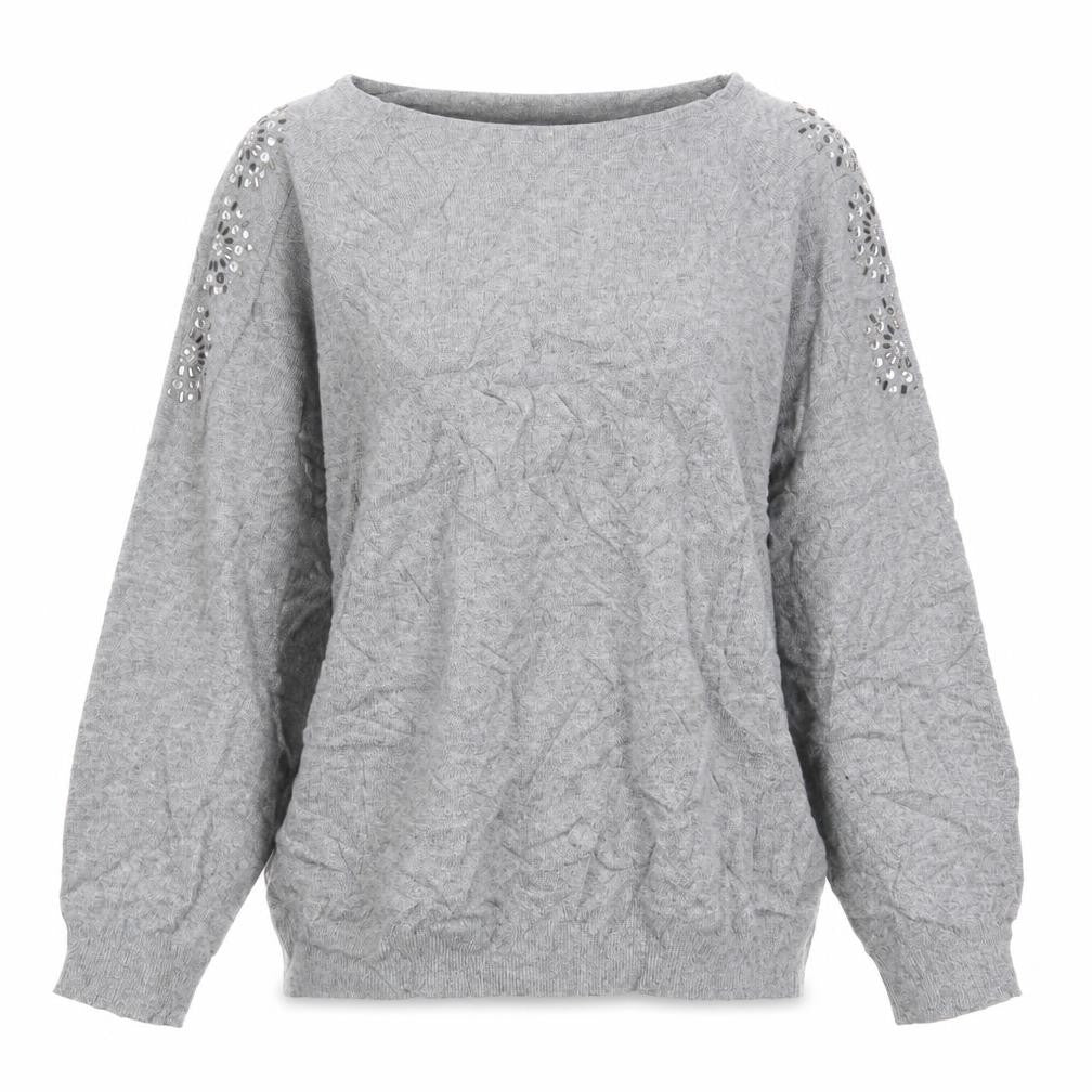 Womens UK Size L Wallis Grey Pullover Jumper