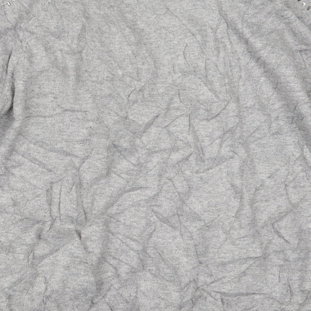 Womens UK Size L Wallis Grey Pullover Jumper