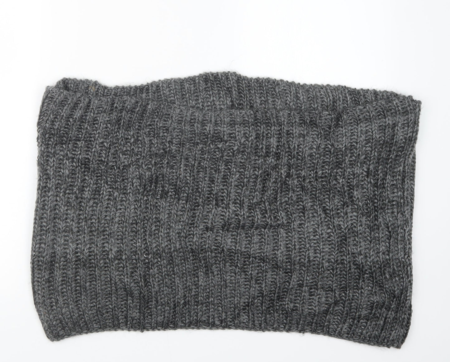 Preworn Womens Grey  Knit  Scarf   - Snood