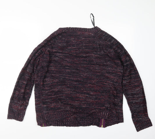 Apricot Womens Purple  Knit Pullover Jumper Size 10