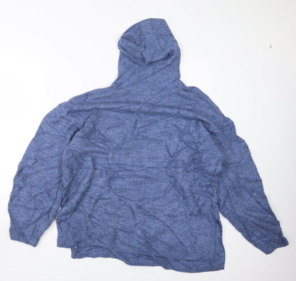 Womens UK Size M H&M Blue Pullover Jumper