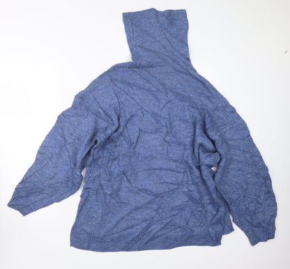 Womens UK Size M H&M Blue Pullover Jumper