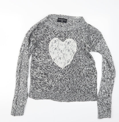 Womens UK Size M Originals Knitwear Grey Pullover Jumper