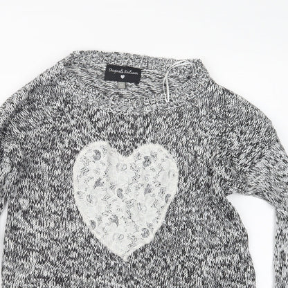 Womens UK Size M Originals Knitwear Grey Pullover Jumper