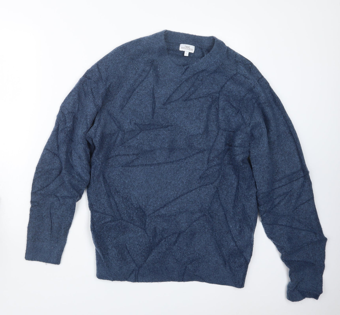 NEXT Mens Blue  Knit Pullover Jumper Size L