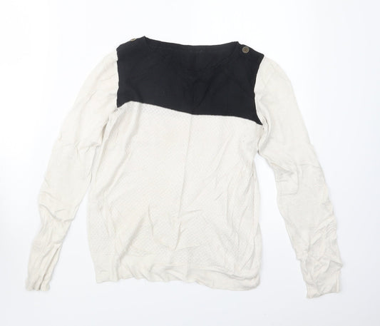Womens UK Size 10 Dorothy Perkins White Pullover Jumper