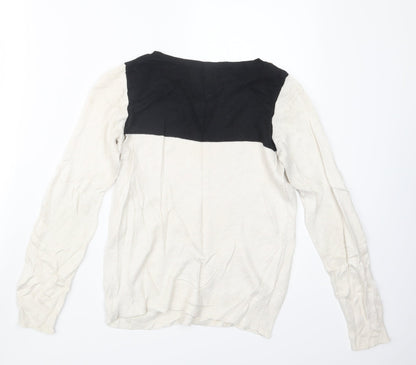 Womens UK Size 10 Dorothy Perkins White Pullover Jumper