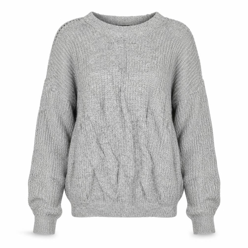 Womens UK Size 14 Boohoo Grey Pullover Jumper