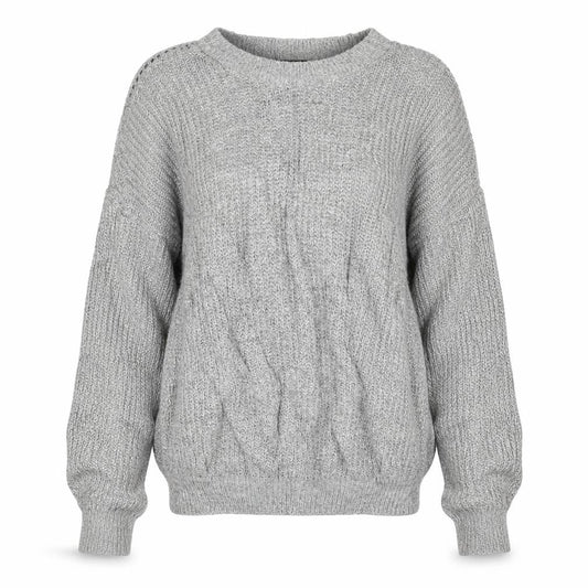 Womens UK Size 14 Boohoo Grey Pullover Jumper