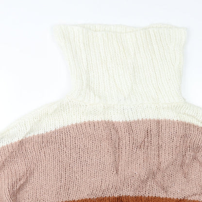 Primark Womens Brown  Knit Pullover Jumper Size 14