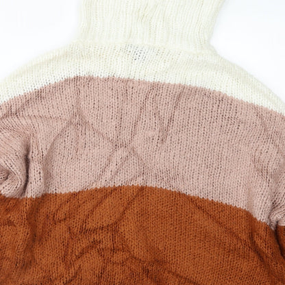 Primark Womens Brown  Knit Pullover Jumper Size 14