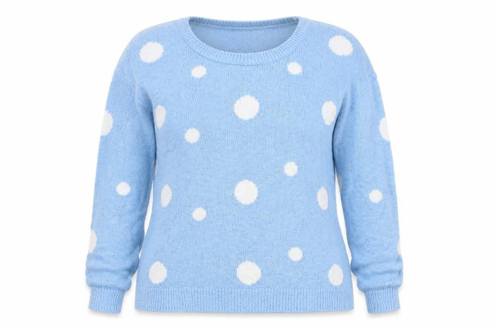 Womens UK Size M Stradivarius Blue Pullover Jumper