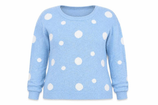 Womens UK Size M Stradivarius Blue Pullover Jumper