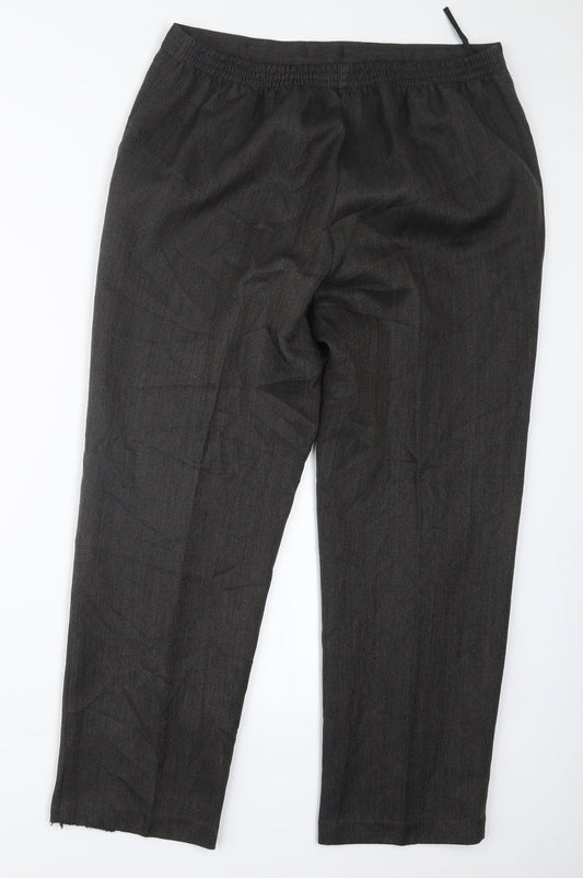 BM Womens Brown   Trousers  Size 16 L26 in