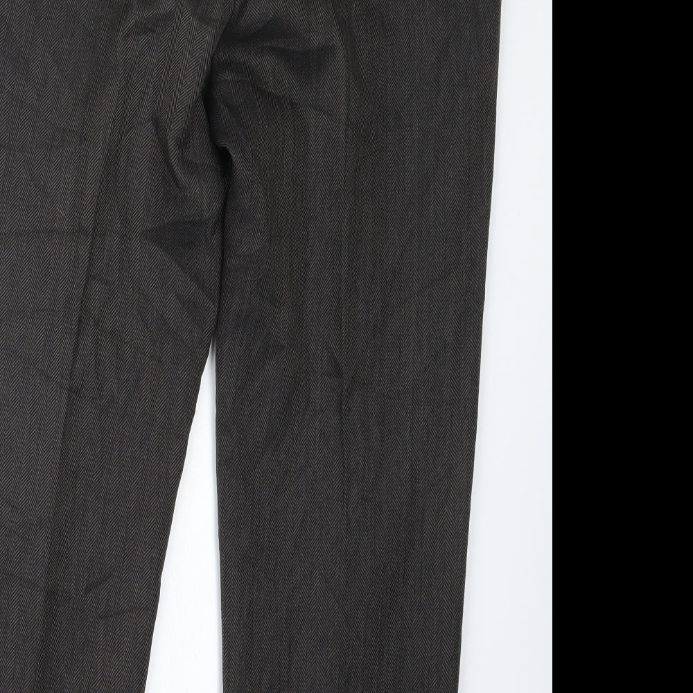 BM Womens Brown   Trousers  Size 16 L26 in