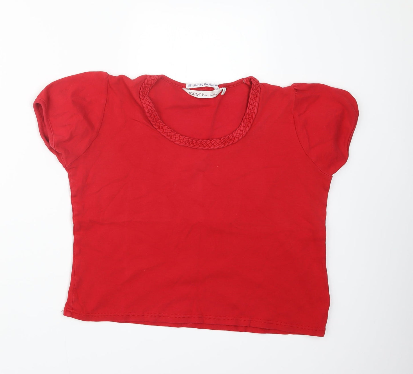 EWM Womens Red   Basic T-Shirt Size 14