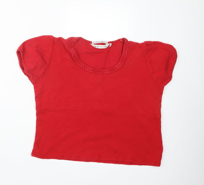 EWM Womens Red   Basic T-Shirt Size 14
