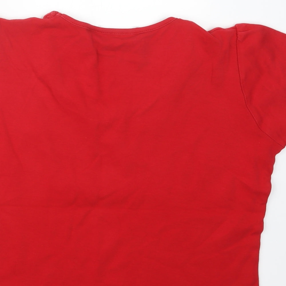 EWM Womens Red   Basic T-Shirt Size 14