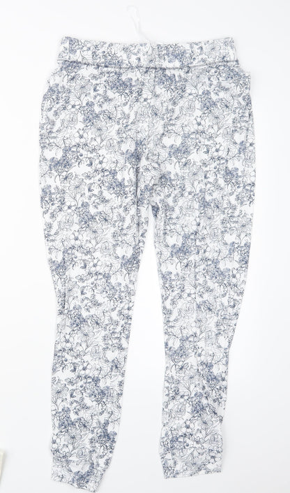 Womens UK Size S Matalan Regular Fit  Blue Trousers
