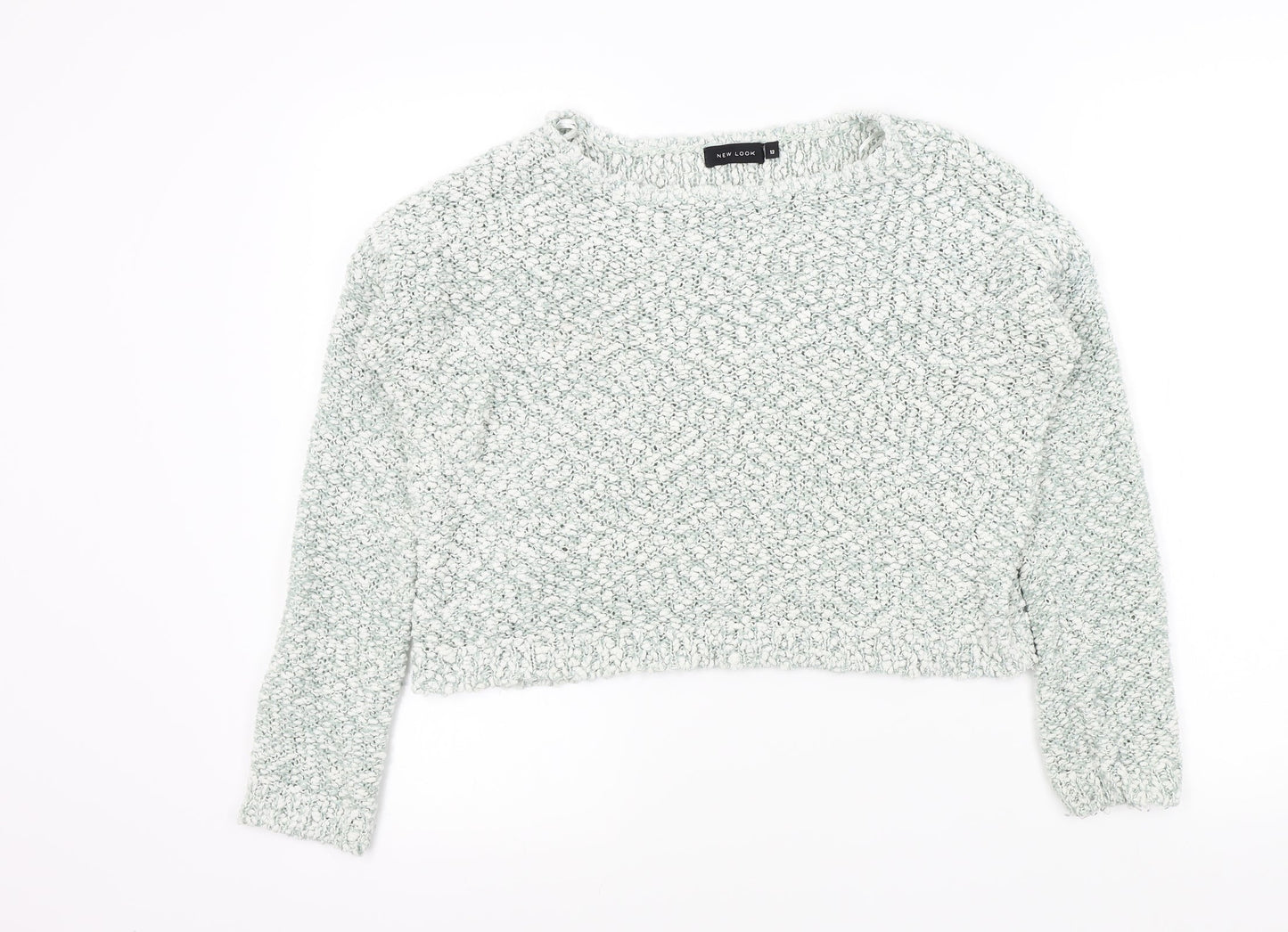 Womens UK Size 12 New Look Green Pullover Jumper