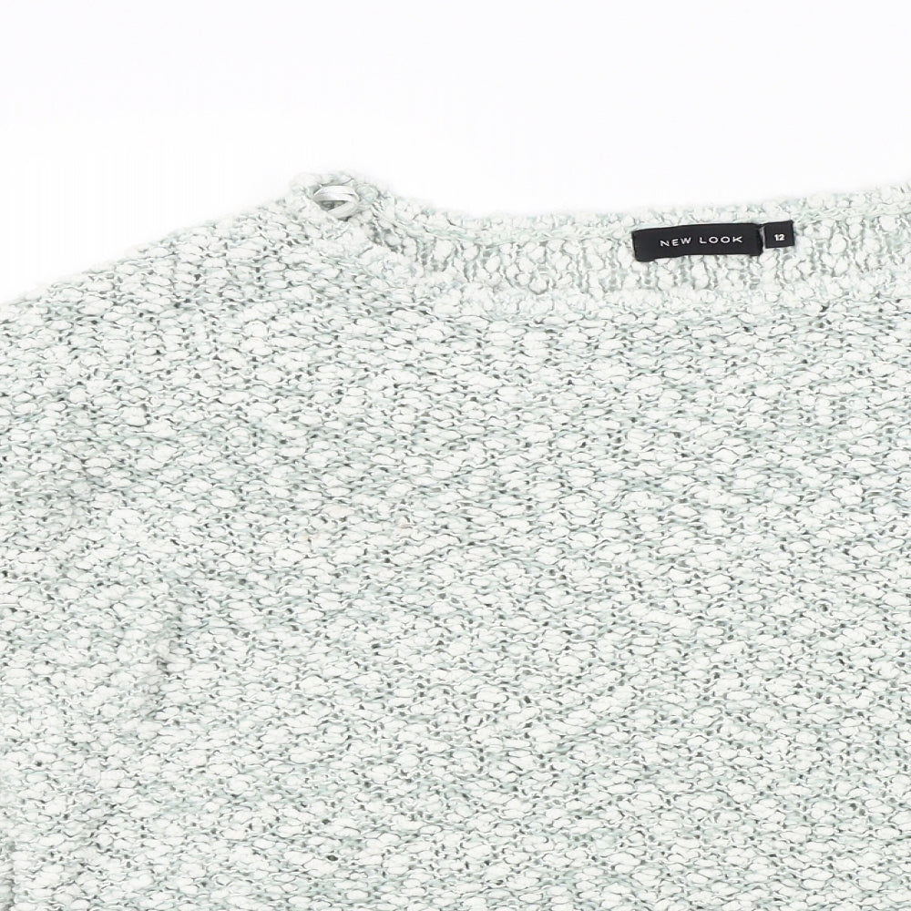 Womens UK Size 12 New Look Green Pullover Jumper