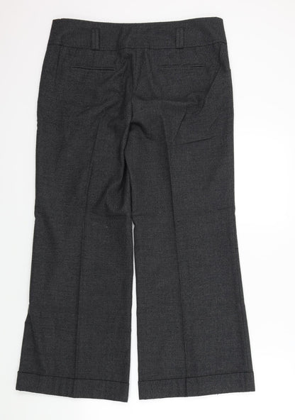New Look Womens Grey Check  Trousers   L29 in