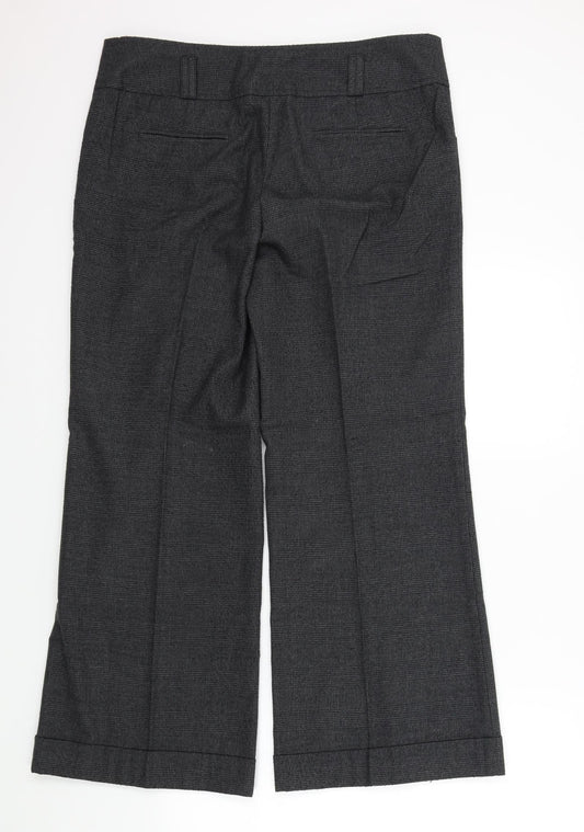 New Look Womens Grey Check  Trousers   L29 in