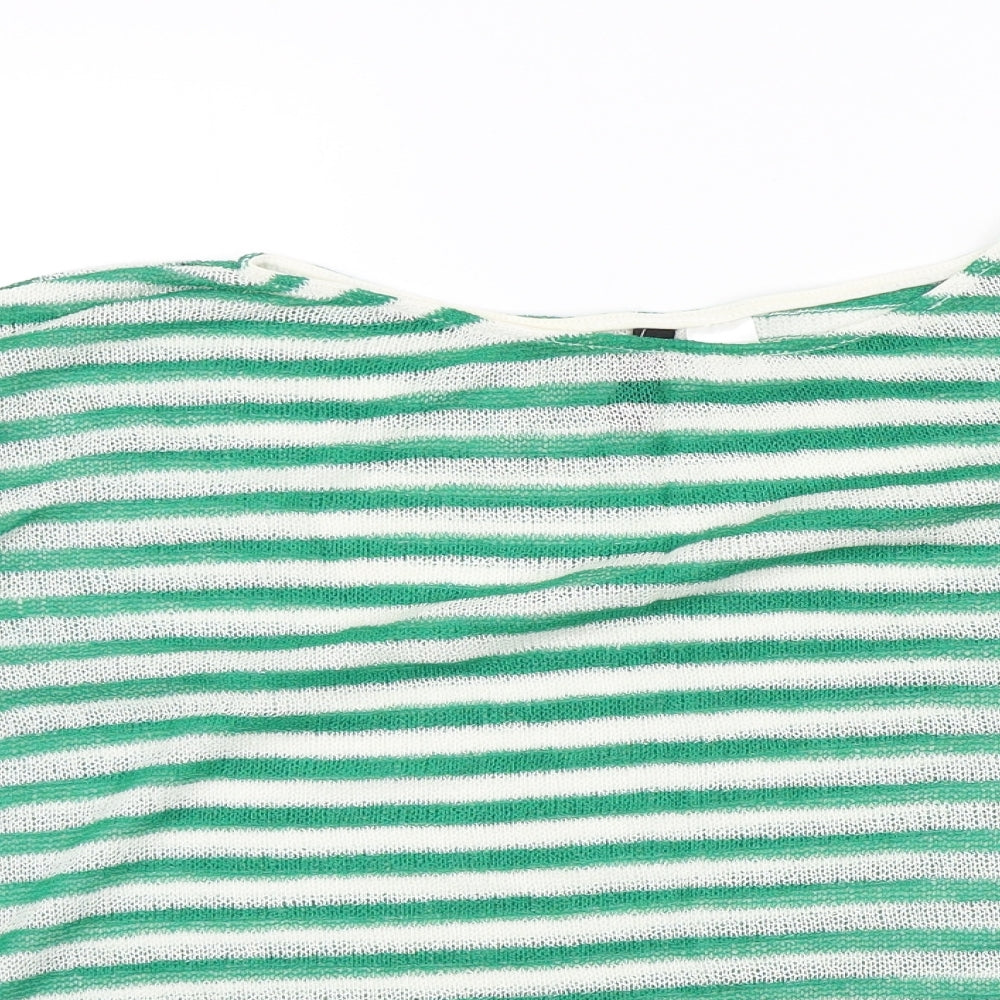 Womens UK Size M H&M Green Pullover Jumper