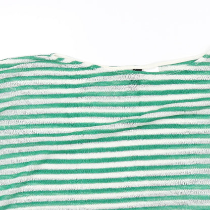 Womens UK Size M H&M Green Pullover Jumper