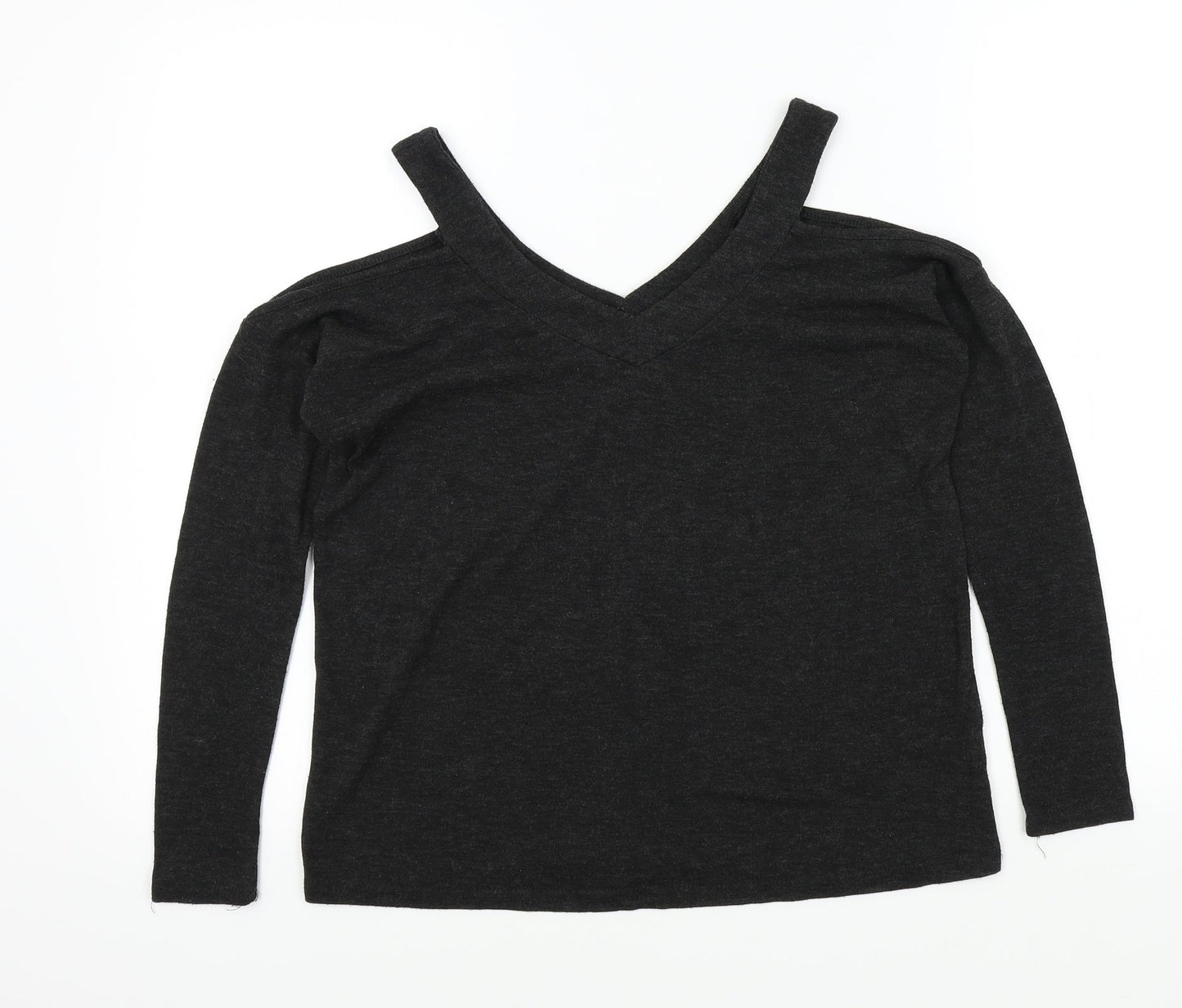 Primark Womens Black   Henley Jumper Size 6