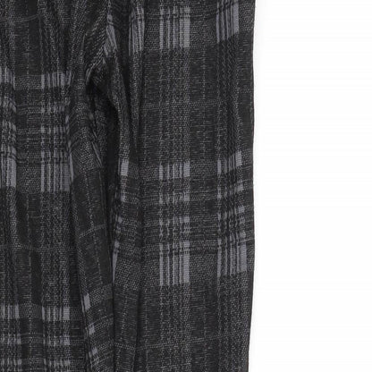 Womens UK Size S Preworn Regular Fit  Black Trousers
