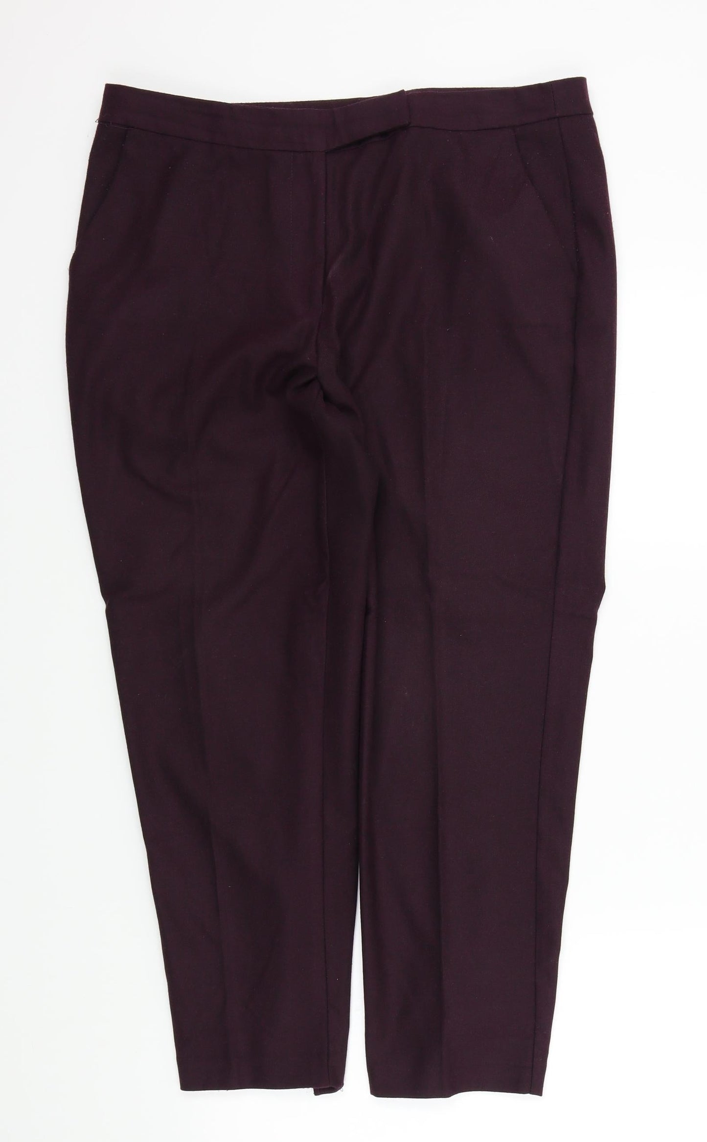 Womens UK Size 14 ASOS Regular Fit  Pink Trousers