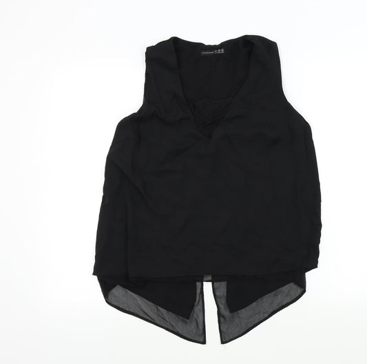 Primark Womens Black Colourblock  Basic Blouse Size 12