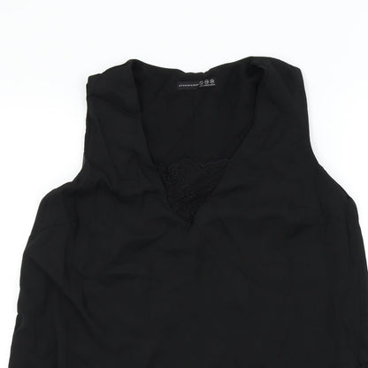 Primark Womens Black Colourblock  Basic Blouse Size 12