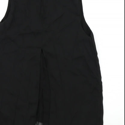 Primark Womens Black Colourblock  Basic Blouse Size 12