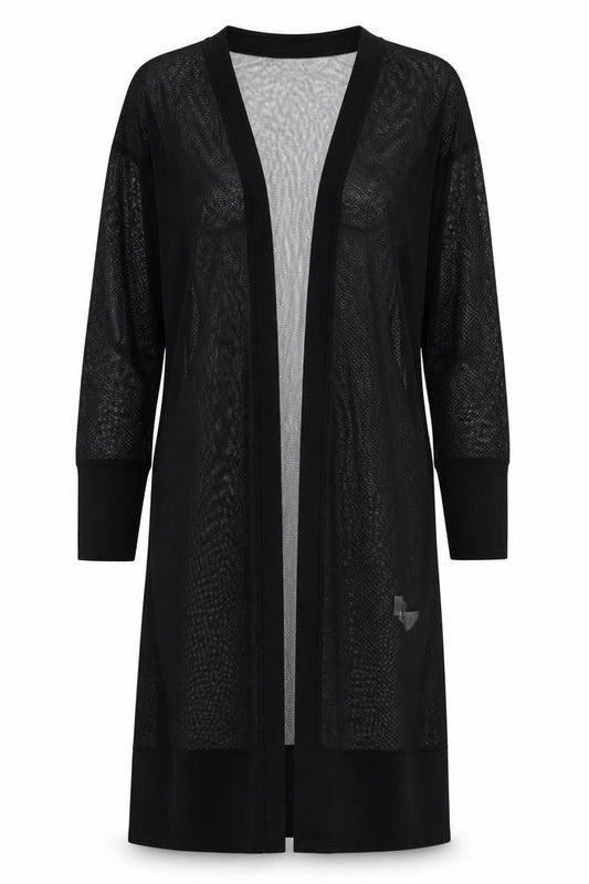 Womens UK Size M Boohoo Black Cardigan Jumper