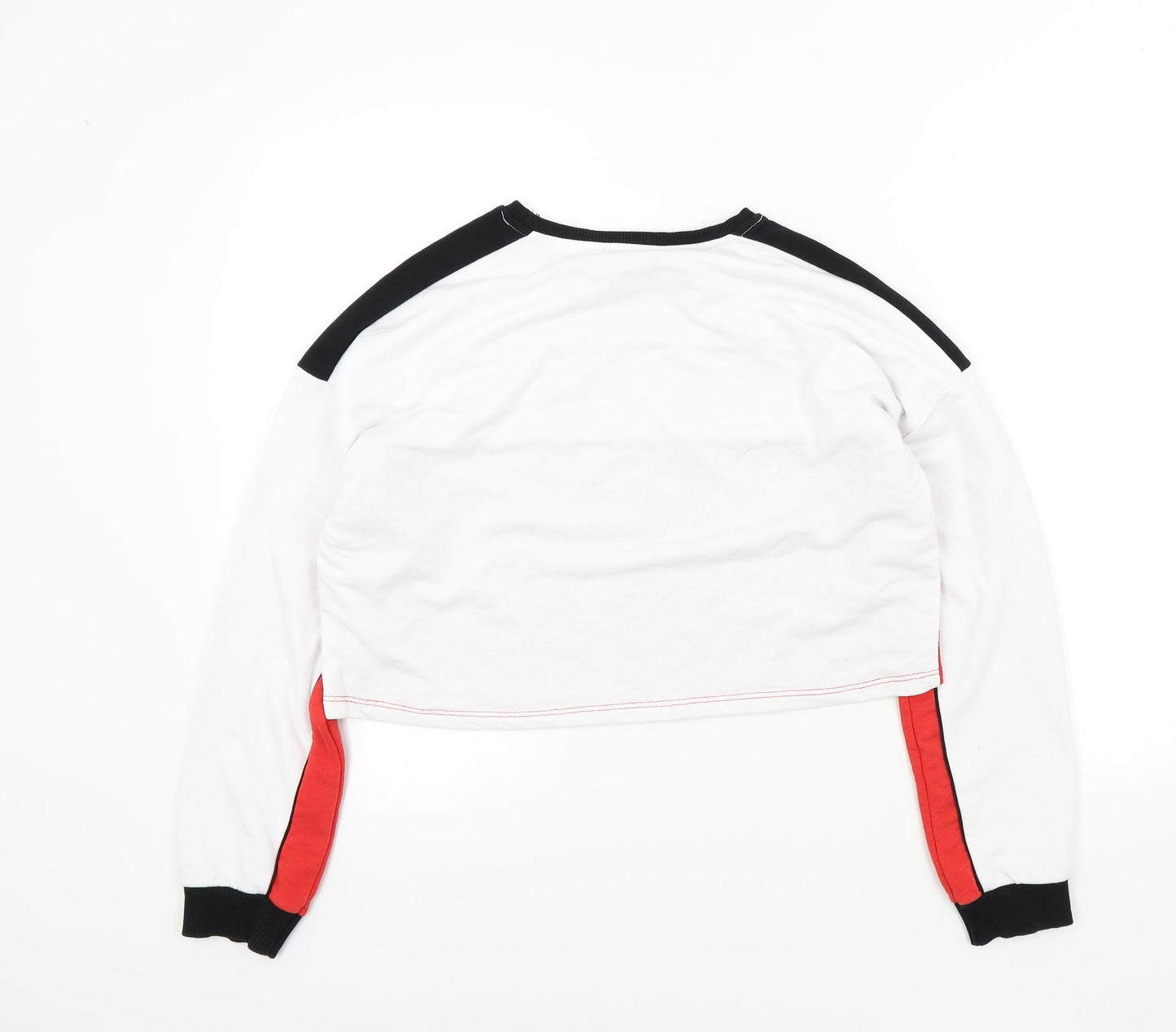 New Look Girls White Colourblock  Pullover Jumper Size 14-15 Years