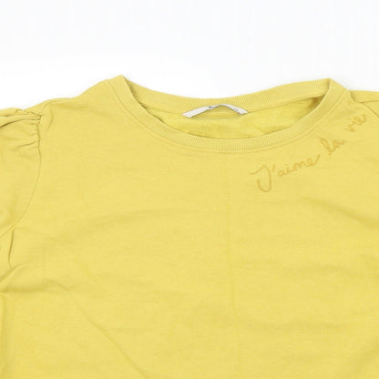 F&F Womens Yellow   Pullover Jumper Size 22