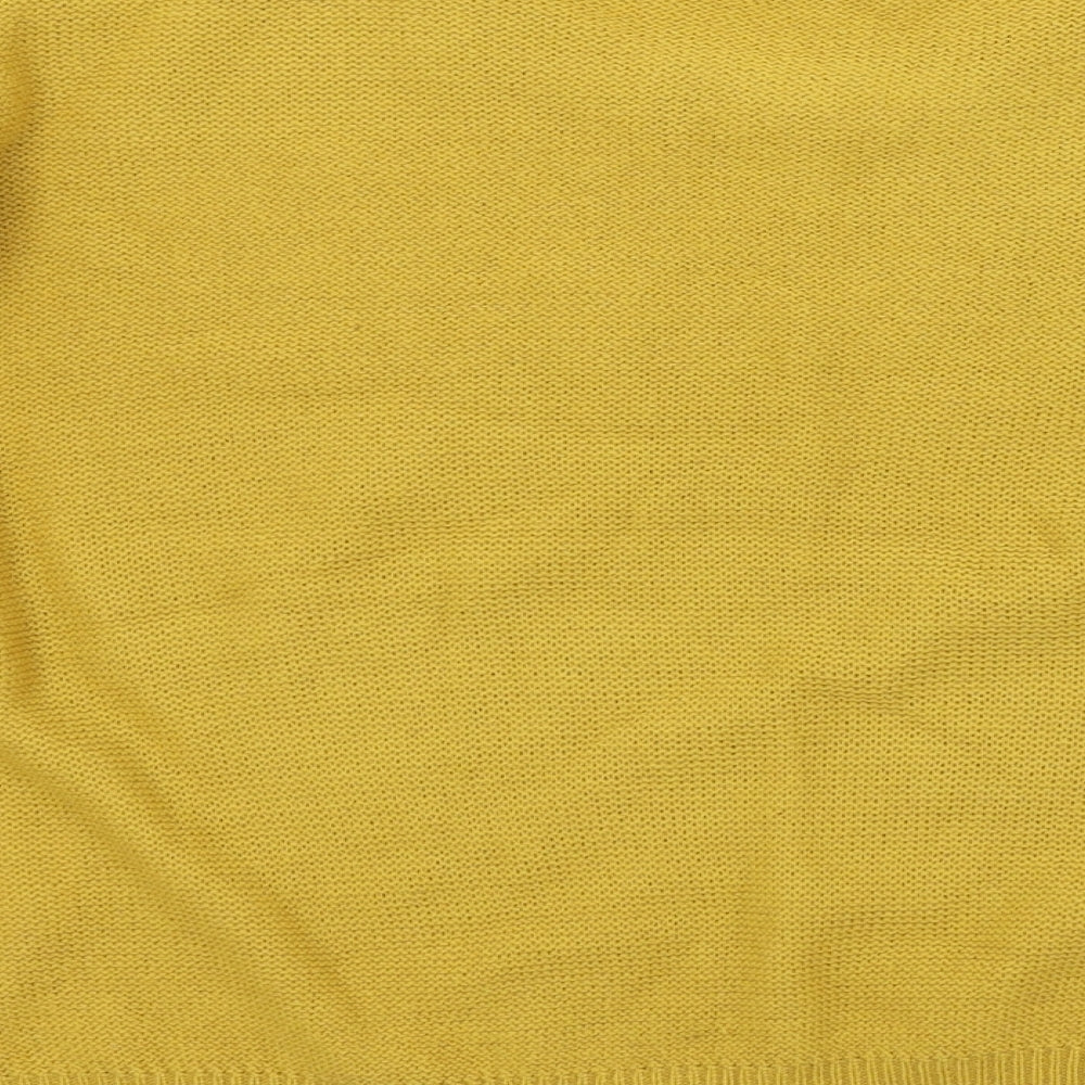 Brave Soul Womens Yellow   Pullover Jumper Size L
