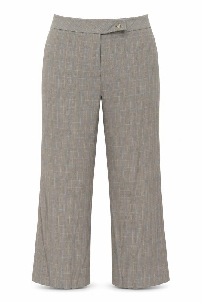 Womens UK Size 14 Mia Moda Regular Fit  Grey Trousers