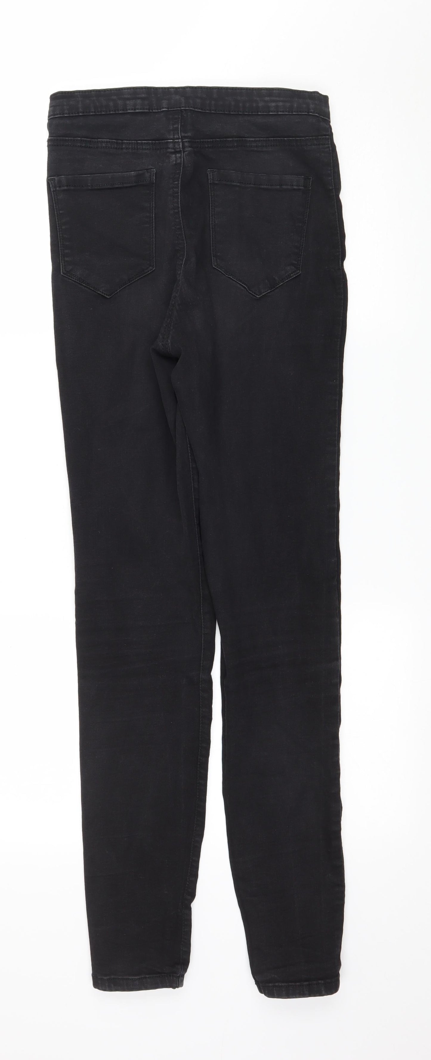 Denim & Co. Womens Black  Denim Skinny Jeans Size 12 L30 in