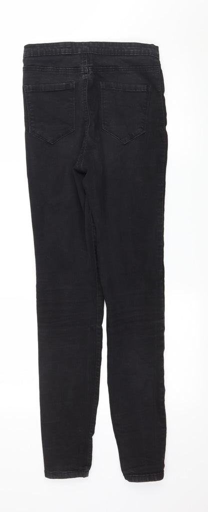 Denim & Co. Womens Black  Denim Skinny Jeans Size 12 L30 in