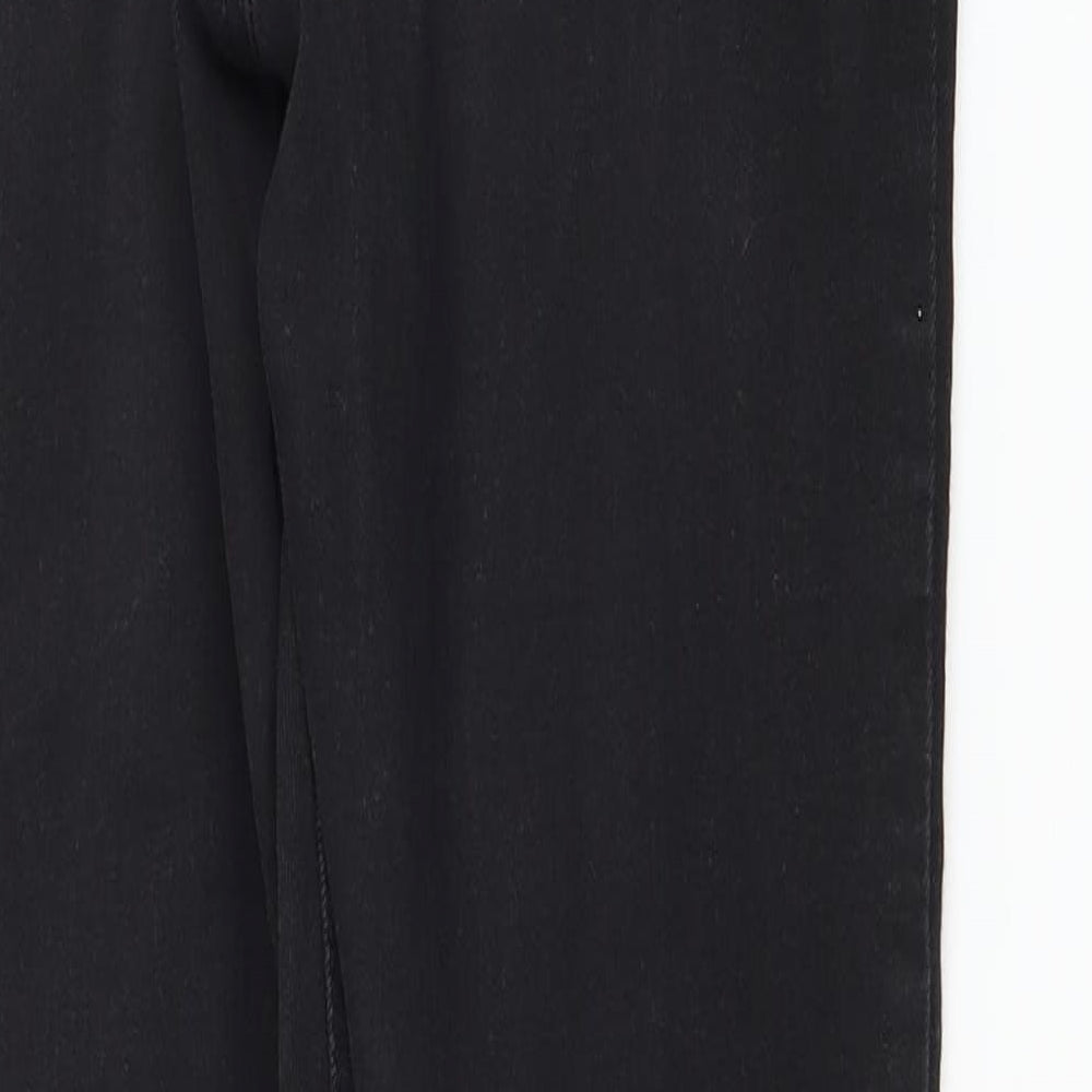 Denim & Co. Womens Black  Denim Skinny Jeans Size 12 L30 in